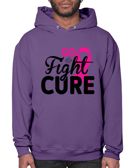 Go Fight Cure 23# - breast cancer- Hoodie