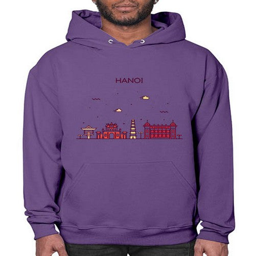 Hanoi 814# - cities- Hoodie
