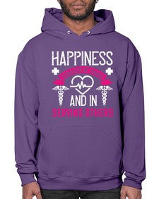 Happinessconsists of giving and in serving others Style 828# - nurse- Hoodie