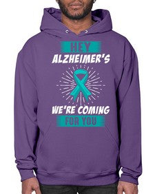 HeyAlzheimerswearecoming 158# - alzheimers- Hoodie