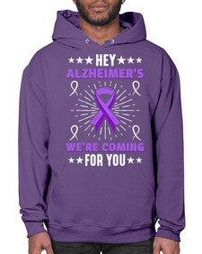 HeyAlzheimerswearecoming 159# - alzheimers- Hoodie