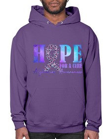 Hope For A Cure AlzheimerS Awareness 163# - alzheimers- Hoodie