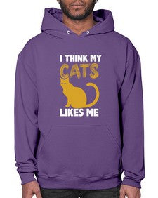 I Think My Cats - cats- Hoodie
