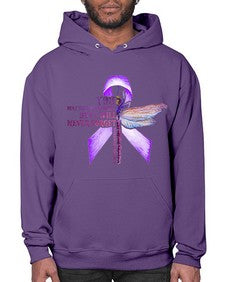 I Will Never Forge Alzheimer Awareness 179# - alzheimers- Hoodie