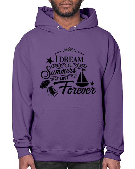 I dream of summers that last forever 95# - summer- Hoodie