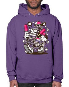 Ice Cream Truck 1173# - ice cream- Hoodie