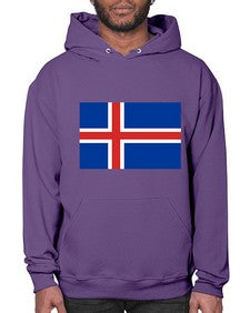 Iceland 921# - world flags- Hoodie