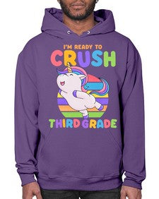 Im Ready to Crush third 392# - third grade- Hoodie