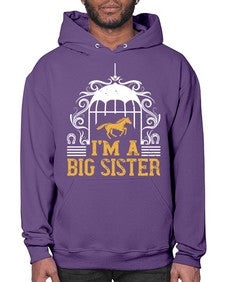 Im a big sister Style 38# - horse- Hoodie