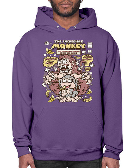 Incredible Monkey - monkey- Hoodie