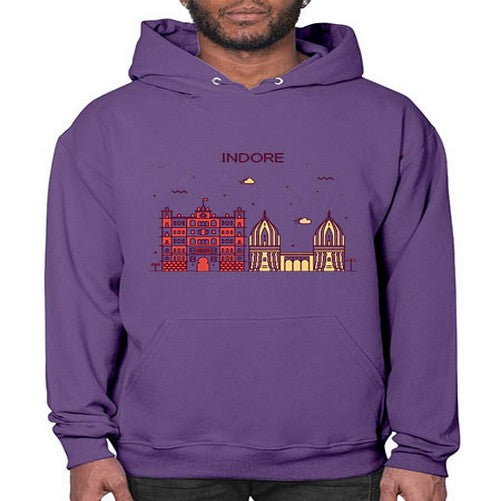 Indore 953# - cities- Hoodie