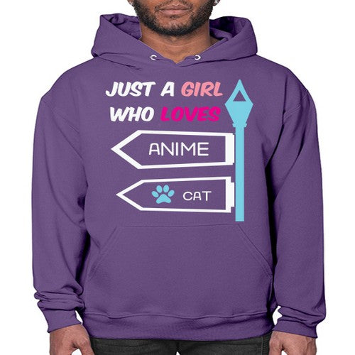 Just A Girl Who Loves Anime 264# - anime- Hoodie