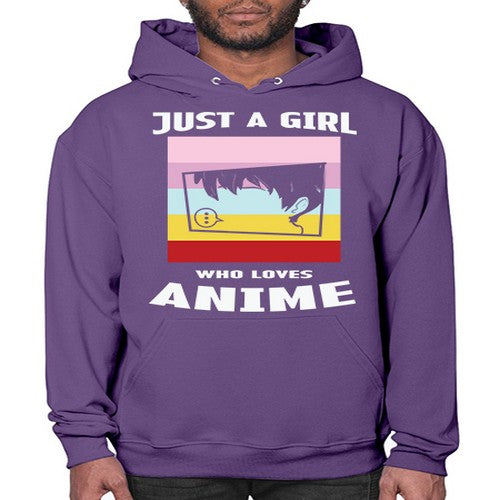Just A Girl Who Loves Anime 265# - anime- Hoodie