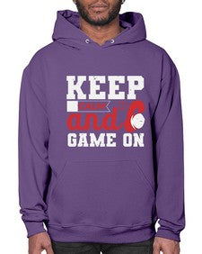 Keep calm and game on 34# - video games- Hoodie