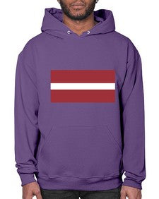 Latvia 1117# - world flags- Hoodie