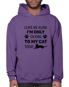 Leave Me Alone Style 62# - cats- Hoodie