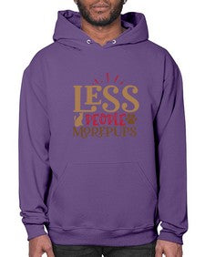 Less People More Pups Style 18# - cats- Hoodie