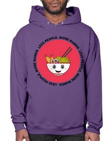Less People More Ramen 1283# - Ramen- Hoodie