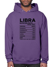 Libra Nutrition Facts 318# - libra- Hoodie