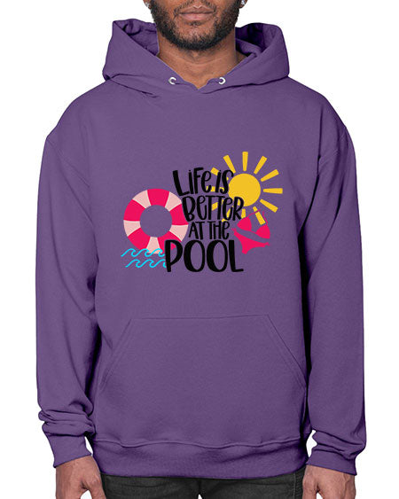 Life Is Better At The Pool Style 33# - summer- Hoodie