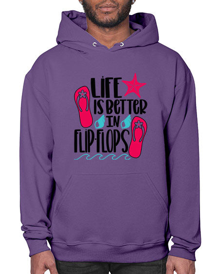 Life Is Better Is FlipFlops Style 31# - summer- Hoodie