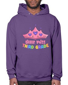 Little Miss third Grade 489# - third grade- Hoodie