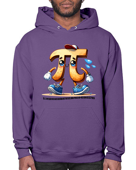Long Running Pi Symbol Funny 27# - pi- Hoodie