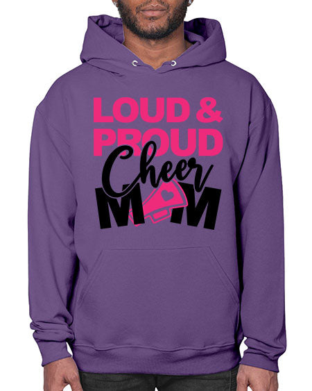 Loud Proud Cheer mom 765# - cheer- Hoodie