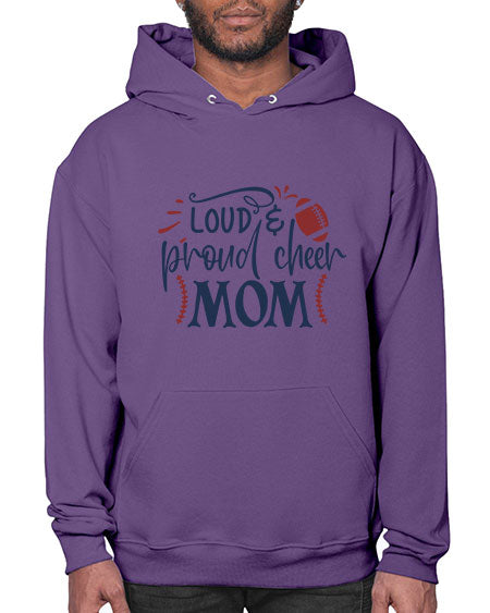 Loud proud cheer mom 1534# - cheer- Hoodie