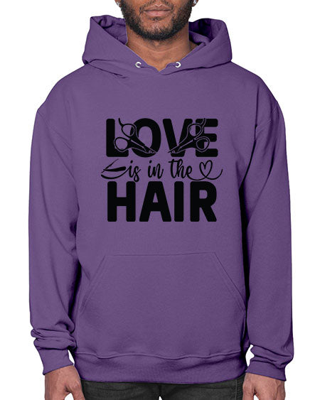 Love Is In The Hair 1071# - hairdresser- Hoodie
