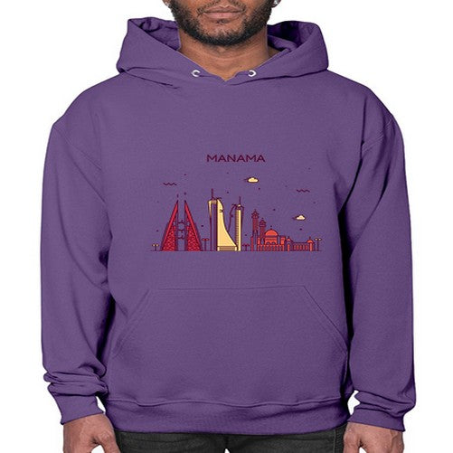 Manama 1225# - cities- Hoodie