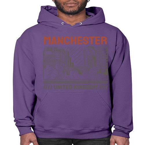 Manchester 1228# - cities- Hoodie