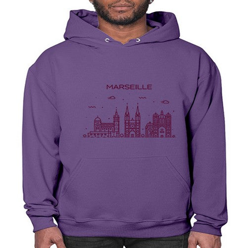 Marseille 1239# - cities- Hoodie