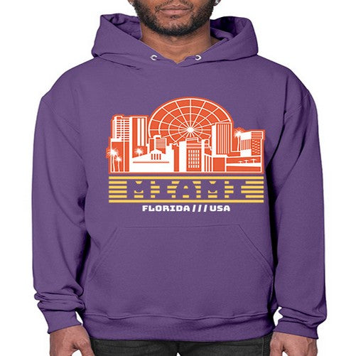 Miami 1284# - cities- Hoodie