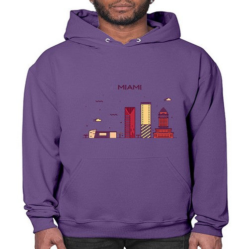 Miami 1285# - cities- Hoodie