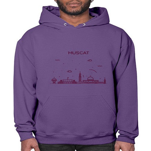 Muscat 1395# - cities- Hoodie