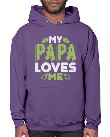 My Papa Loves Me Style 159# - baby- Hoodie