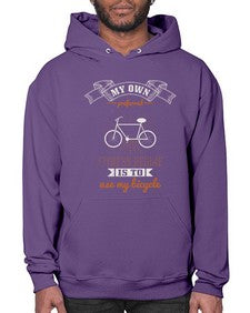 My own preferred fitness regime is to use my bicycle 2# - bicycle- Hoodie