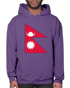 Nepal 1430# - world flags- Hoodie