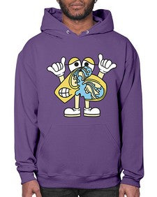 Nervous kebab 196# - cartoon food- Hoodie
