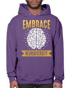 NewEmbraceNeurodiversity 199# - alzheimers- Hoodie