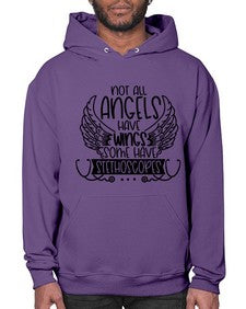Not All Angels Have Wings Some Have Stethoscopes Style Style 1135# - nurse- Hoodie