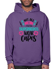 Not All Superheros Style Style 1138# - nurse- Hoodie