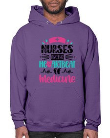 Nurses Are The Heartbeat Style Style 1232# - nurse- Hoodie