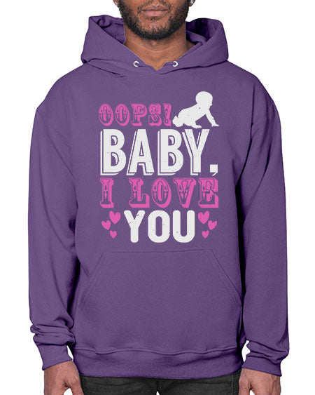 Oops Baby I love You Style 180# - baby- Hoodie