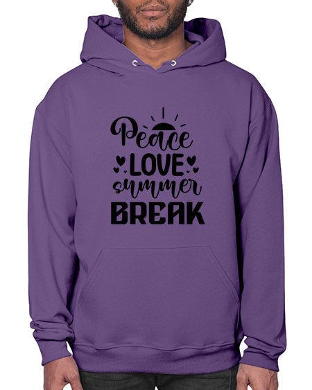 Peace love summer break 01# - summer- Hoodie
