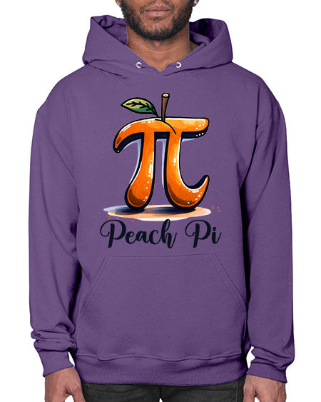 Peach Pi Math Teacher 32# - pi- Hoodie