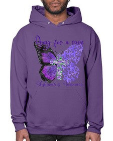 Pray For A Cure AlzheimerS Awareness 208# - alzheimers- Hoodie