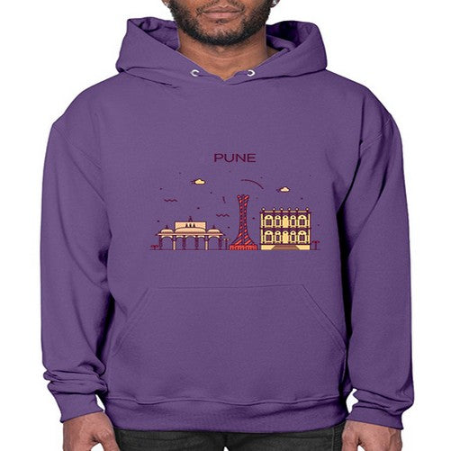 Pune 1696# - cities- Hoodie