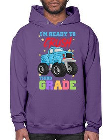 Ready to Crush third Grade 722# - third grade- Hoodie